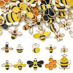 50Pcs 10 Styles Zinc Alloy Enamel Charms&nbsp;ENAM-CJ0003-87