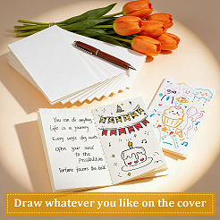 Kraft Paper Blank Notebooks&nbsp;DIY-WH0899-830C
