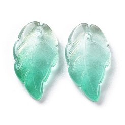 Baking Paint Glass Pendants&nbsp;EGLA-M027-02A-05