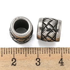 Column 304 Stainless Steel European Beads&nbsp;LS-STAS-E214-10AS-07