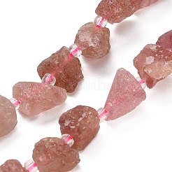Natural Strawberry Quartz Beads Strands&nbsp;GG-CBA0B77-A15-03