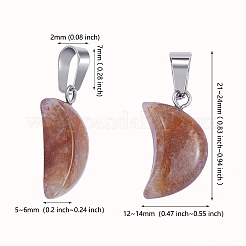 15Pcs 15 Styles Natural & Synthetic Mixed Gemstone Pendants&nbsp;G-SZ0002-19