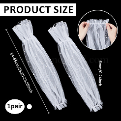 Polyester Detachable Mesh Puff Sleeves&nbsp;AJEW-WH0485-43A