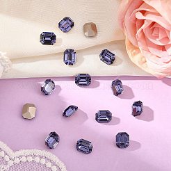 プレシオサ® マキシマ クリスタル ファンシーストーン  チェコクリスタル  435 34 222 八角形  デュラフォイル  タンザナイト 20410個  12x10mm&nbsp;X-PRC-FD12-20410