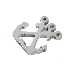 304ステンレススチールチャーム  アンカーチャーム  ステンレス鋼色  14.5x14.5x1.5mm  穴：1.2mm&nbsp;STAS-F310-02P