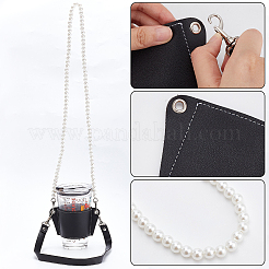 PU Leather Heat Resistant Reusable Cup Sleeve&nbsp;AJEW-WR0001-87B