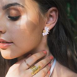 Vintage Flower Stud Earrings for Women&nbsp;JE1095E