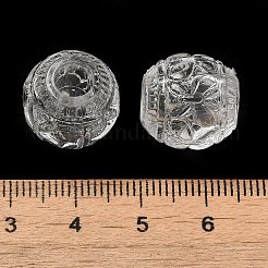 Transparent Acrylic European Beads&nbsp;TACR-G048-12