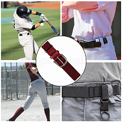 1Pc Imitation Leather & Polyester Elastic Softball Belts&nbsp;AJEW-CL0001-37B
