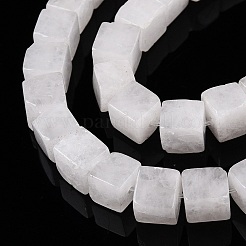 Natural White Jade Beads Strands&nbsp;G-T139-6x6-30A