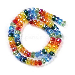 Electroplate Glass Beads Strands&nbsp;X-EGLA-B009-04