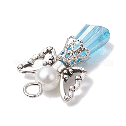 Glass & Alloy Pendants&nbsp;PALLOY-JF03050