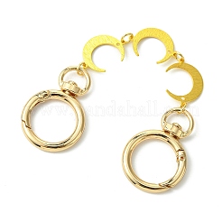 Brass Triple Moon Link Bag Extender Chains&nbsp;FIND-JF00147-02