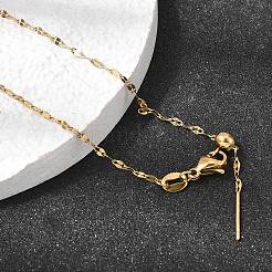 1.5MM Unisex 304 Stainless Steel Dapped Chain Necklaces&nbsp;NJEW-P356-10G