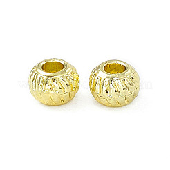 ラックメッキ合金スペーサービーズ  ロンデル  ライトゴールド  4x3mm  穴：1.5mm&nbsp;LS-PALLOY-I216-45LG