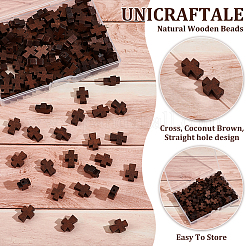 120Pcs Natural Wooden Beads&nbsp;WOOD-UN0001-10