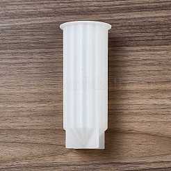 シリコーンキャンドル型  コラム  キャンドル作りツール  縞模様  123x51mm  内径：40mm&nbsp;DIY-G079-14