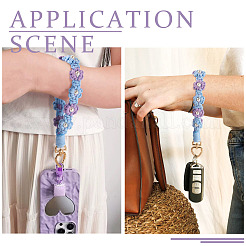 Cotton Braided Flower Pendant Decorations&nbsp;AJEW-TAC0030-032G-11