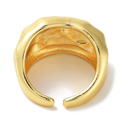 Brass Open Cuff Ring&nbsp;RJEW-E292-06G