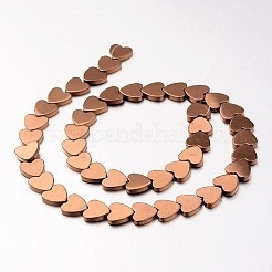 Electroplate Non-magnetic Synthetic Hematite Bead Strands&nbsp;G-F300-23E-08