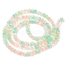 Electroplate Glass Beads Strands&nbsp;EGLA-C007-04