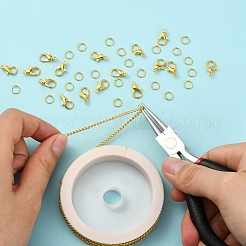 DIY Chains Bracelet Necklace Making Kit&nbsp;DIY-YW0005-82G