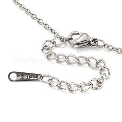 201 Stainless Steel Cable Chain Necklaces&nbsp;NJEW-G138-07P