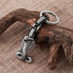 Vintage 304 Stainless Steel Cobra Keychains&nbsp;BM7932