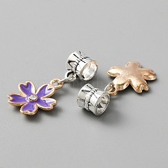 Alloy Enamel European Dangle Charms&nbsp;ENAM-TAC0021-01F
