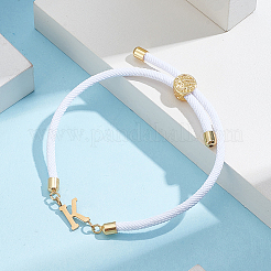 1pc Adjustable Nylon Cord Slider Bracelets for Women&nbsp;BJEW-LP0001-33K-G