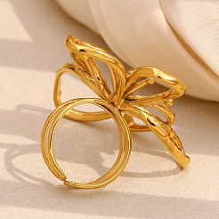 304 Stainless Steel Cuff Open Rings for Women&nbsp;FS-WGCCCF7-01