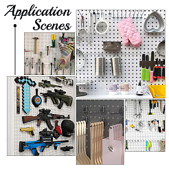 Iron Wall Mounted Mesh Board Pegboard Hook Hangers&nbsp;IFIN-WH0085-17EB