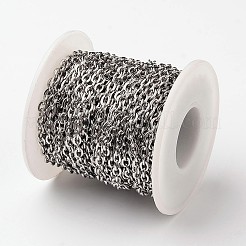 Tarnish Resistant 304 Stainless Steel Cable Chains&nbsp;CHS-L015-36