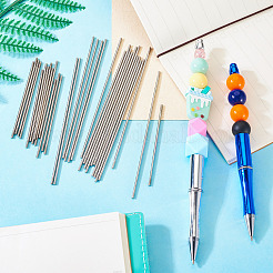 50Pcs 2 Styles 201 Stainless Steel Ball-Point Pen Displace Pin&nbsp;FIND-BT0001-35