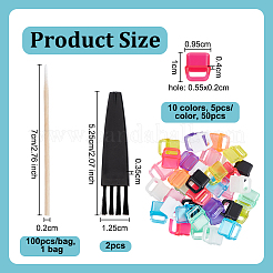 50Pcs 10 Colors PVC Mobile Dustproof Plugs&nbsp;FIND-OC0013-68