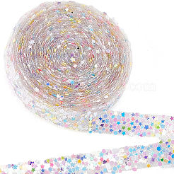 5mのラインストーンリボン  スターズホットドリルストリップ  ラベンダーブラッシュ  1/2インチ（14mm）〜5/8インチ（15mm）  約5.47ヤード（5m）/セット&nbsp;OCOR-CY0002-01C