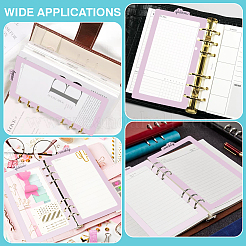 12Pcs PVC Tab Binder Dividers for Binders&nbsp;AJEW-BC0010-06C
