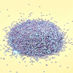 輝くネイルアートグリッター 90g  マニキュアスパンコール  キラキラネイルスパンコール  スター  ライラック  2.5x2.5x0.3mm&nbsp;MRMJ-FS0001-04B