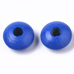 Dyed Natural Beech Wood Beads&nbsp;WOOD-T015-43A