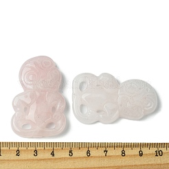 Natural Rose Quartz Big Pendants&nbsp;G-G113-01D