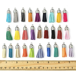 56Pcs 28 Colors Faux Suede Tassel Pendant Decorations&nbsp;FIND-FS0003-12