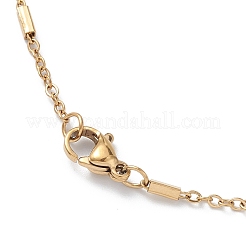 Ion Plating(IP) 304 Stainless Steel Satellite Chain Necklace for Men Women&nbsp;STAS-B039-13G