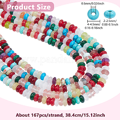 Natural & Synthetic Mixed Stone Beads Strands&nbsp;G-WH0035-31D