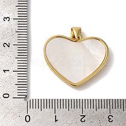 Brass Micro Pave Clear Cubic Zirconia Pendants&nbsp;KK-K345-05G-01