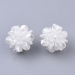 Handmade ABS Plastic Imitation Pearl Woven Beads&nbsp;FIND-S319-31A-01