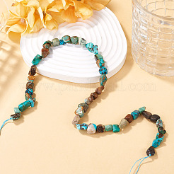 1 Strand Natural HuBei Turquoise Beads Strands&nbsp;G-TA0003-48