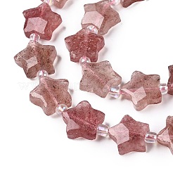 Natural Strawberry Quartz Beads Strands&nbsp;G-T138-183