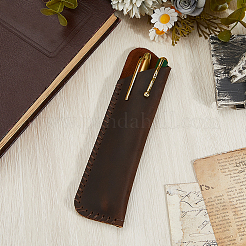 牛革ペンケース  ココナッツブラウン  167x42.5x13mm&nbsp;AJEW-WH20121-03