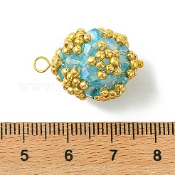 Glass Pendants&nbsp;PALLOY-MZ01348-02