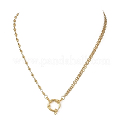 304 Stainless Steel Mixed Chain Necklaces for Women Men&nbsp;NJEW-JN06036